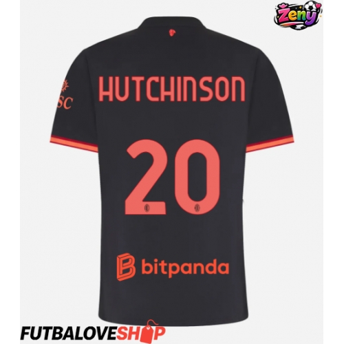 Dres AC Milan Omari Hutchinson #20 Tretina pre Ženy 2026-27 Krátky Rukáv